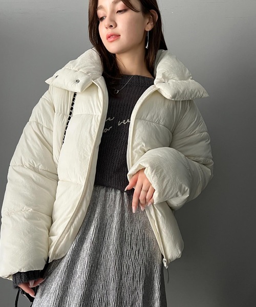 Java 中綿ブルゾン MEDIUM アイボリー レディース : ZOZOTOWN Yahoo!店