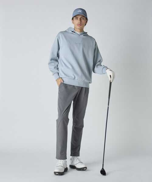 UNITED ARROWS Golf パーカー グレイ Mサイズ UNITED ARROWS GOLF パーカー メンズ ロゴ スウェット