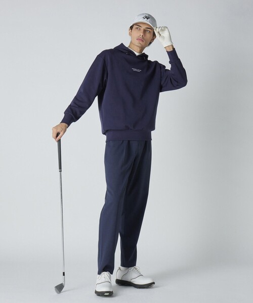 UNITED ARROWS Golf パーカー グレイ Mサイズ UNITED ARROWS GOLF パーカー メンズ ロゴ スウェット