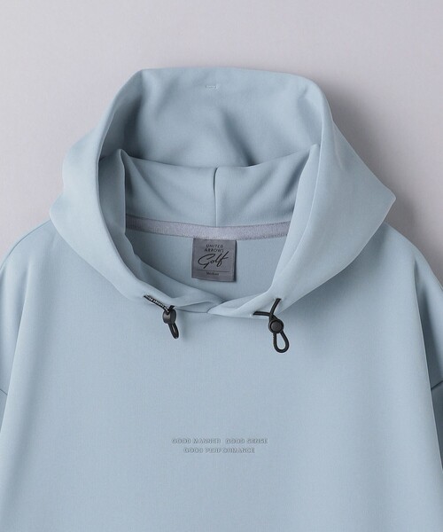 UNITED ARROWS Golf パーカー グレイ Mサイズ UNITED ARROWS GOLF パーカー メンズ ロゴ スウェット