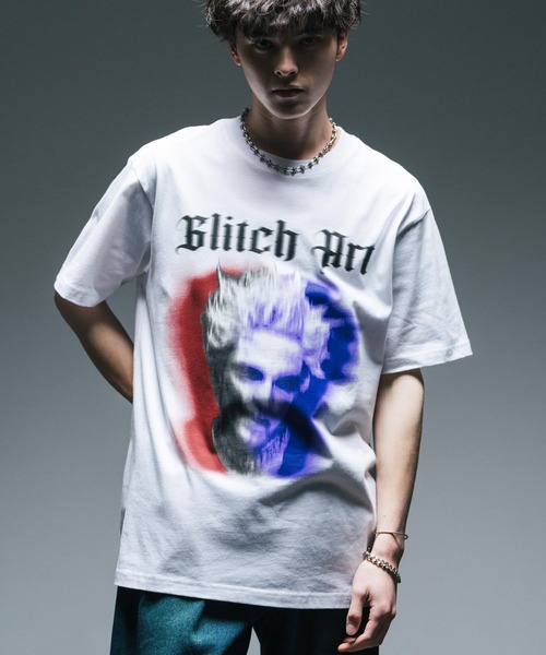 Rocky Monroe（ロッキーモンロー） tシャツ オーバーサイズ グリッチ