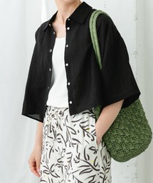 ブラウス シャツ ドットボタンシアーシャツ レディース｜ZOZOTOWN Yahoo!店