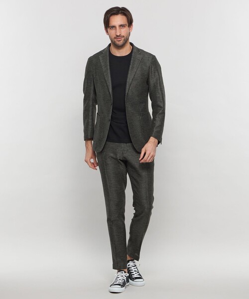 ジャケット テーラードジャケット 「BREASY JACKET」「2025春夏モデル」LENO CLOTH セットアップジャケット メンズの画像