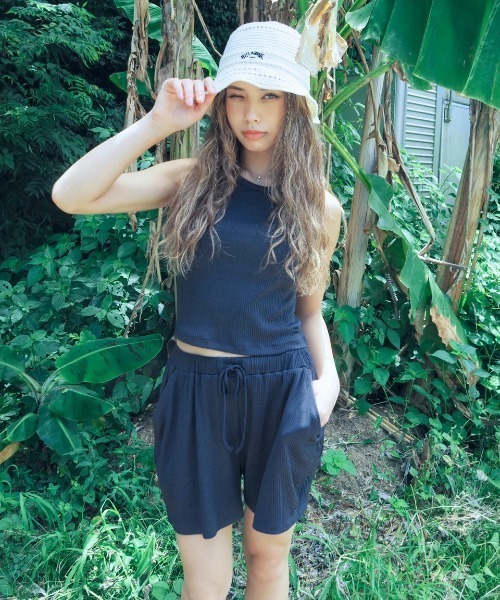 ビラボン　ラッシュガード＆ショートパンツ　セット BILLABONG ラッシュガード レディース UTILITY RIB SHORTS ラッシュ