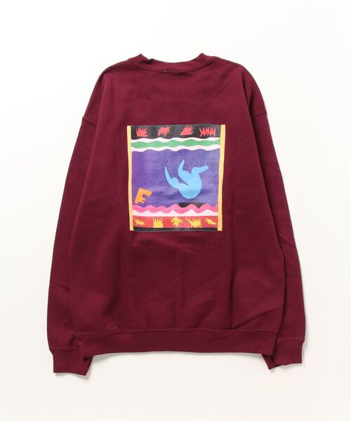 [6] тренировочный cut and sewn L wine red женский 