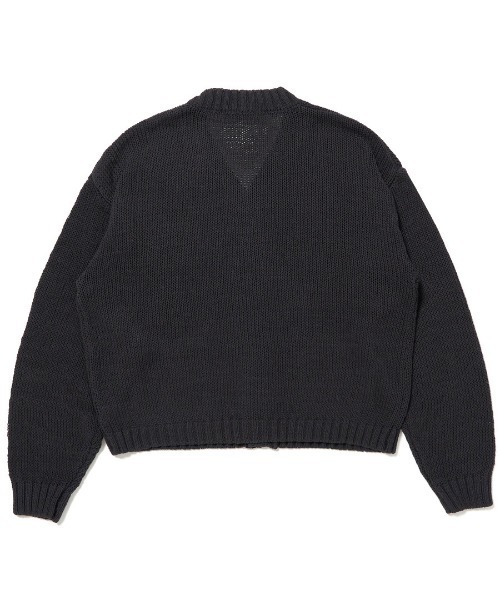 STUDIO SEVEN カーディガン S Patch Knit Cardigan「STUDIO SEVEN