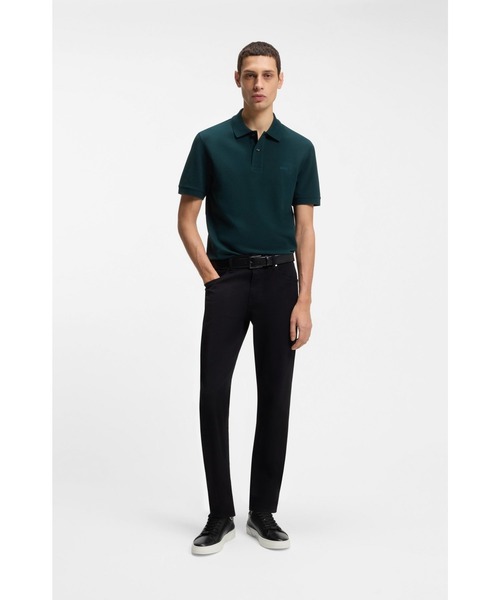 BOSS（HUGO BOSS） スニーカー グレーレザー ロートップスニーカー