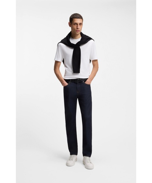 BOSS（HUGO BOSS） スニーカー グレーレザー ロートップスニーカー