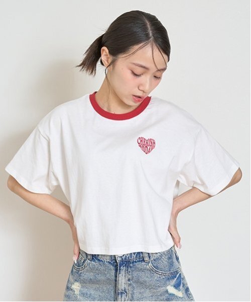 新品未使用】SEE BY CHLOÉ ハートプリント 半袖Tシャツ USA 4 楽天市場