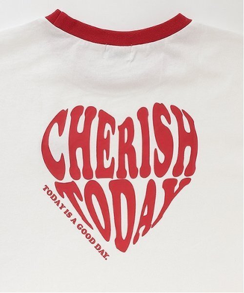 tシャツ 煌めき ハート Tシャツ レディース ハートロゴプリントTシャツ[pm255a] | レディースファッション