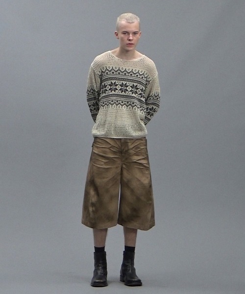 パンツ NVRFRGT 3D TWISTED JORTS NVRFRGT ジーンズ 別注 3D TWISTED JORTS メンズ : ZOZOTOWN