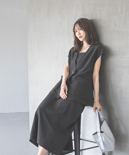 GLOBAL WORK（グローバルワーク） ワンピース ジレ＊キャミワンピース