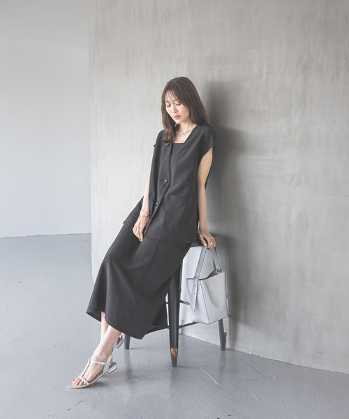 GLOBAL WORK ＊ジレ＊キャミワンピース GLOBAL WORK ＊ジレ＊キャミワンピース