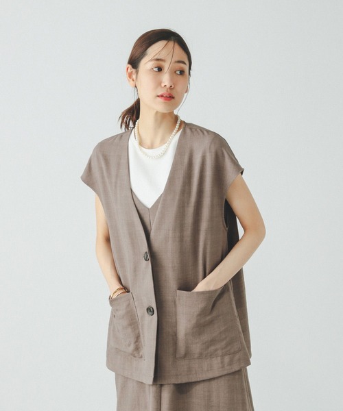 GLOBAL WORK ＊ジレ＊キャミワンピース GLOBAL WORK ＊ジレ＊キャミワンピース