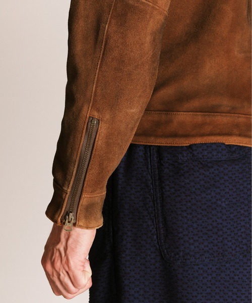 革ジャン ライダース Schott/ショット/NEWBIE SUEDE LEATHER JACKET/ニュービー スエード レザージャケットの画像