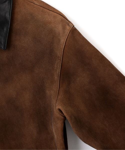 革ジャン ライダース Schott/ショット/NEWBIE SUEDE LEATHER JACKET/ニュービー スエード レザージャケットの画像