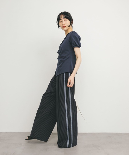 tシャツ アシメトリーデザインカットソー レディース KBF tシャツ アシメトリーデザインカットソー レディース