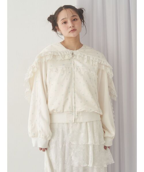 merry jenny（メリージェニー） ワンピース レースティアードキャミ