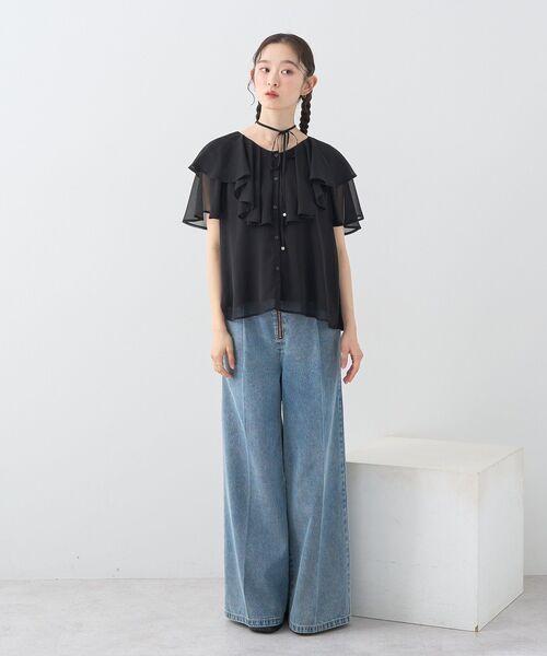 Juliette ブラウス ペプラムラッフルブラウス | JILL by JILL STUART（ジル バイ