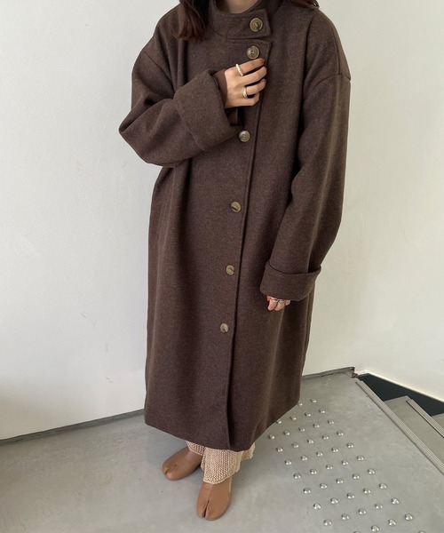 「JUNOAH」 コート X-LARGE アイボリー レディース_画像8