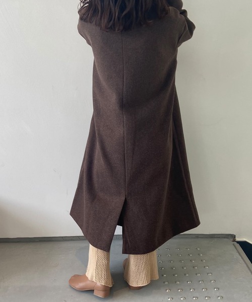 「JUNOAH」 コート X-LARGE アイボリー レディース_画像9