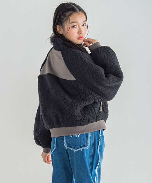 「ZIDDY」 「KIDS」ブルゾン 150cm ブラック キッズ_画像5