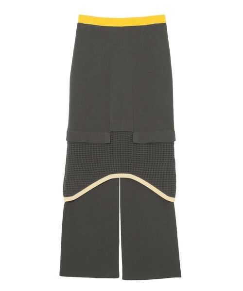 UN3D. パンツ MESH SKIRT LAYER PT「セットアップ着用可能