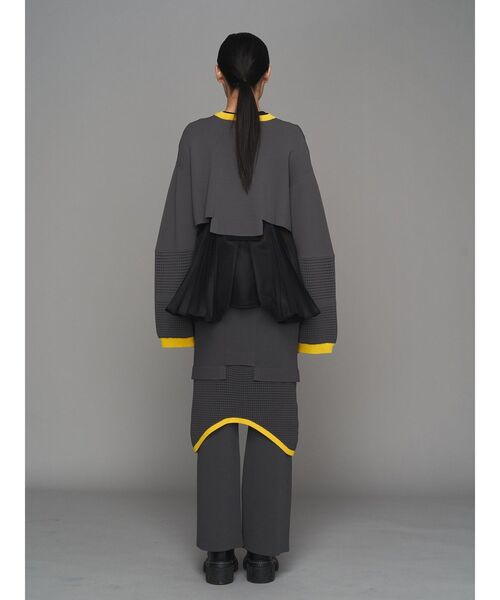 UN3D.（アンスリード） パンツ MESH SKIRT LAYER PT / メッシュ