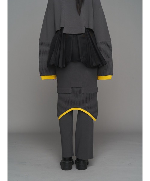 UN3D.（アンスリード） パンツ MESH SKIRT LAYER PT / メッシュ