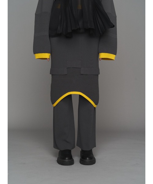 UN3D.（アンスリード） パンツ MESH SKIRT LAYER PT / メッシュ
