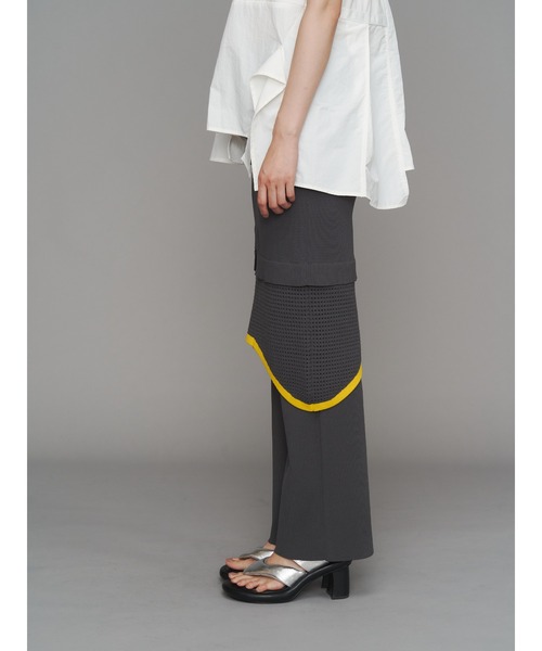 パンツ MESH SKIRT LAYER PT / メッシュスカートレイヤーパンツ レディース_4