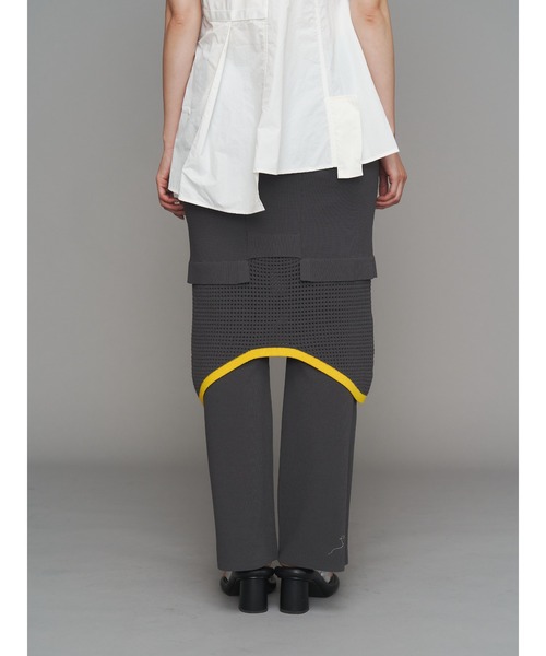 UN3D.（アンスリード） パンツ MESH SKIRT LAYER PT / メッシュ