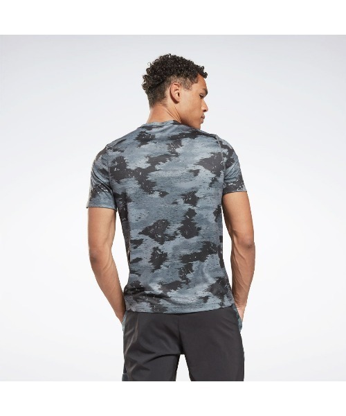 「Reebok」 半袖Tシャツ SMALL ブラック メンズ