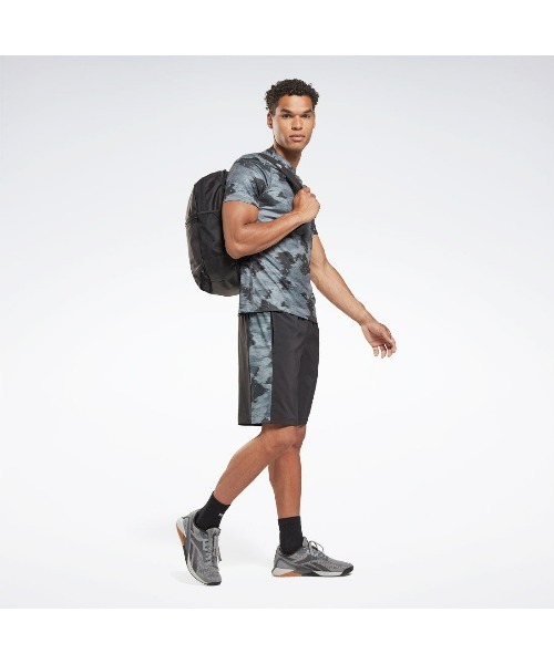 「Reebok」 半袖Tシャツ SMALL ブラック メンズ