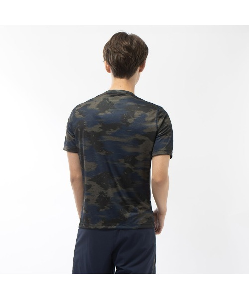 「Reebok」 半袖Tシャツ SMALL ブラック メンズ