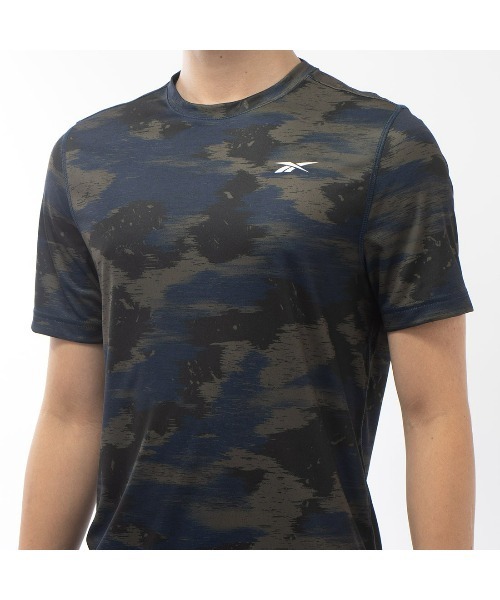 「Reebok」 半袖Tシャツ SMALL ブラック メンズ