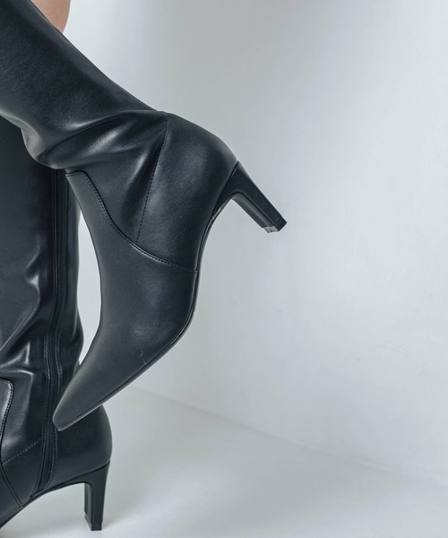 EVOL（イーボル） ブーツ 「S-LLサイズ展開・美脚効果あり」ストレッチ