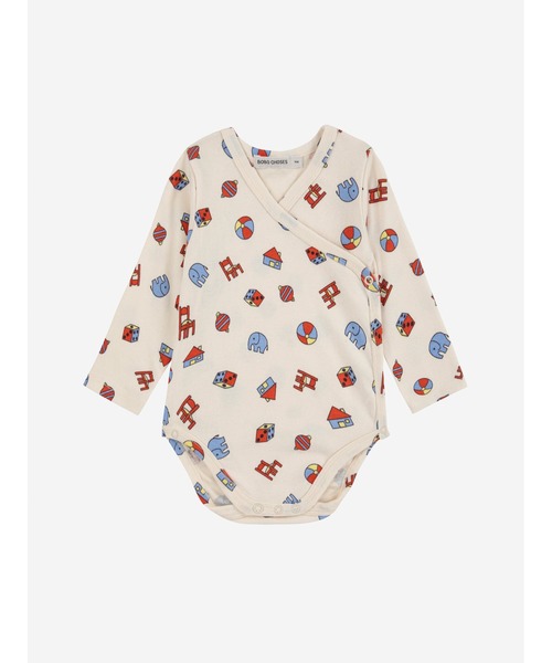 ロンパース・カバーオール Baby Happy Mask body / BOBO CHOSES 24ss BOBO CHOSES | ボボショーズ 2024ss Baby Happy Mask body