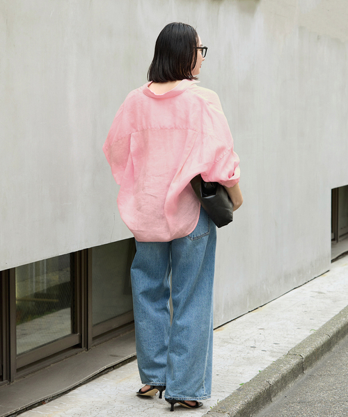 plage ブラウス シャツ Linen Short レディース : ZOZOTOWN