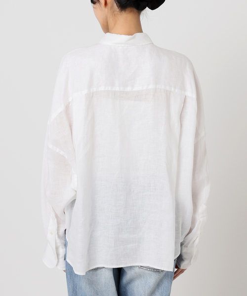 plage ブラウス シャツ Linen Short レディース : ZOZOTOWN