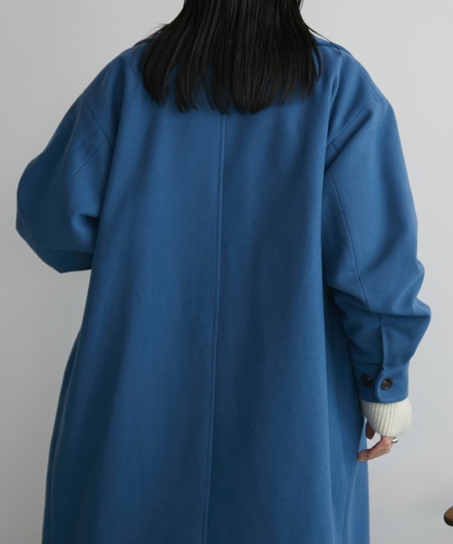 「Aunt Marie's」 ダッフルコート FREE ブルー レディース_画像8