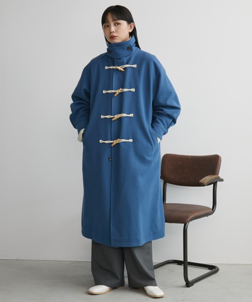 「Aunt Marie's」 ダッフルコート FREE ブルー レディース_画像9