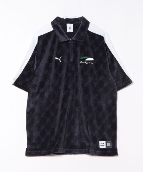 PUMA ポロシャツ PUMA/プーマ 半袖シャツ × BlackEyePatch OVAL