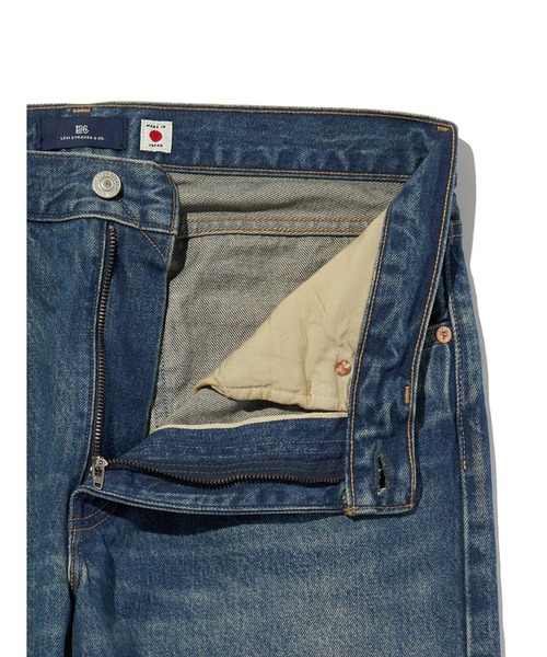 ジーンズ Levi's/リーバイス BLUETAB(TM) ANCHOR RELAXED ジーンズ ミディアムインディゴ MADE IN JAPANの画像