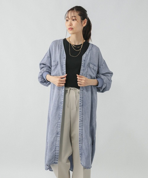 【新品・未使用】ココエアリー　ワンピース　Sサイズ osharewalker ワンピース レディース 長袖 デニム セーラー