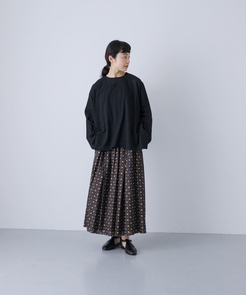 kagure かぐれ キュプラレーヨンイージーフレアスカート ブラック 日本製 かぐれ｜『2サイズ展開』キュプラスカート | Rakuten Fashion