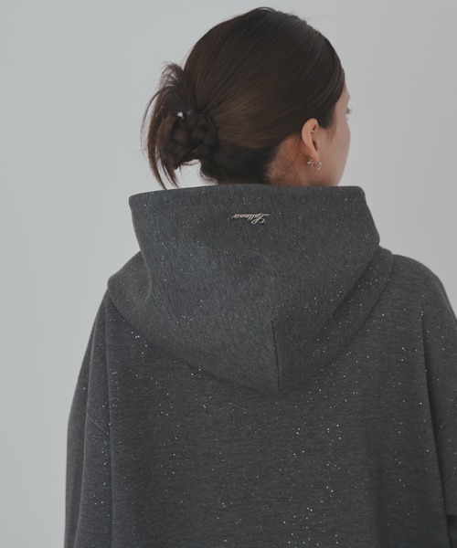 Lallana パーカー Lame pullovers hoodie / ラメプルオーバー