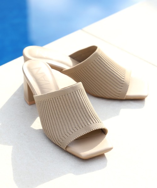 「VIVIAN」 ミュール LL ブラック レディース_画像2