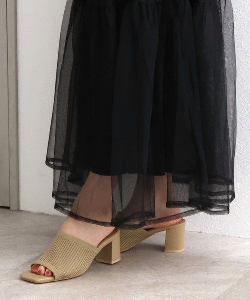 「VIVIAN」 ミュール LL ブラック レディース_画像3