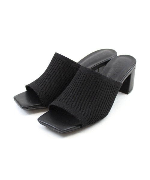 「VIVIAN」 ミュール LL ブラック レディース_画像9